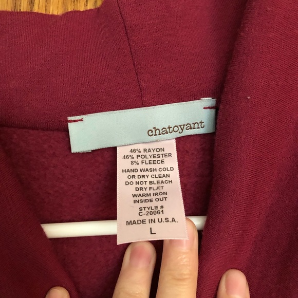 Burgundy Cardigan - Picture 4 of 5